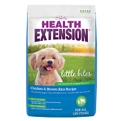 Health Extension Dry Dog Food: Chicken & Brown Rice (sm bites)